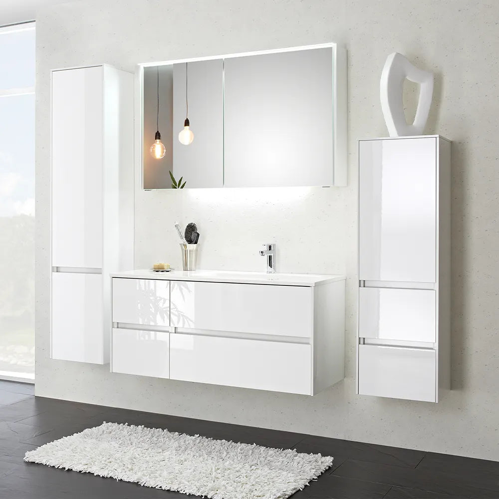 Pelipal Series 6010 1125mm Handleless Vanity Unit (optional LED lighting)