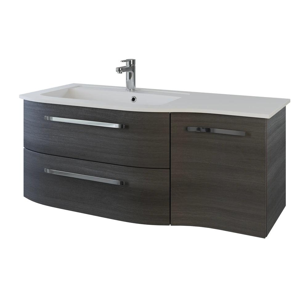 Pelipal Contea 1207mm Vanity Unit With Chrome Handle (optional LED Lighting)