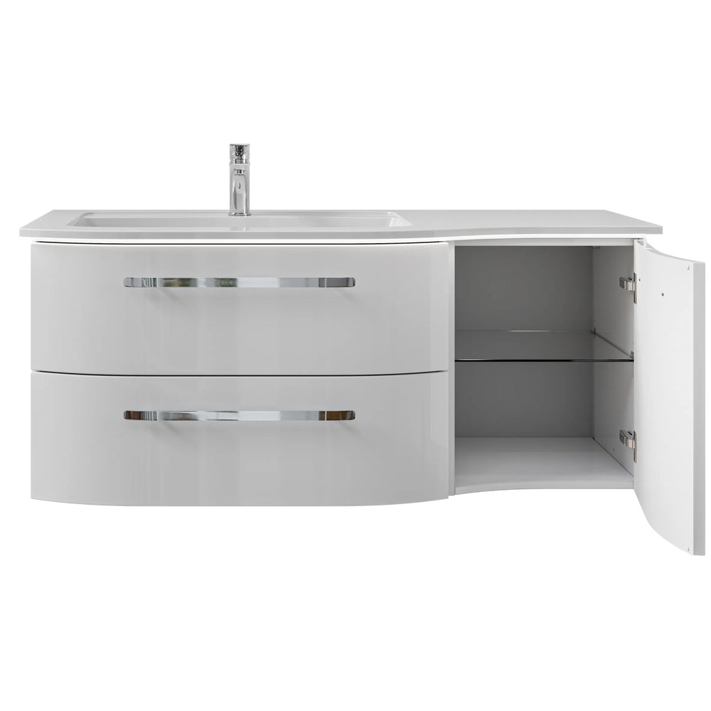 Pelipal Contea 1207mm Vanity Unit With Chrome Handle (optional LED Lighting)