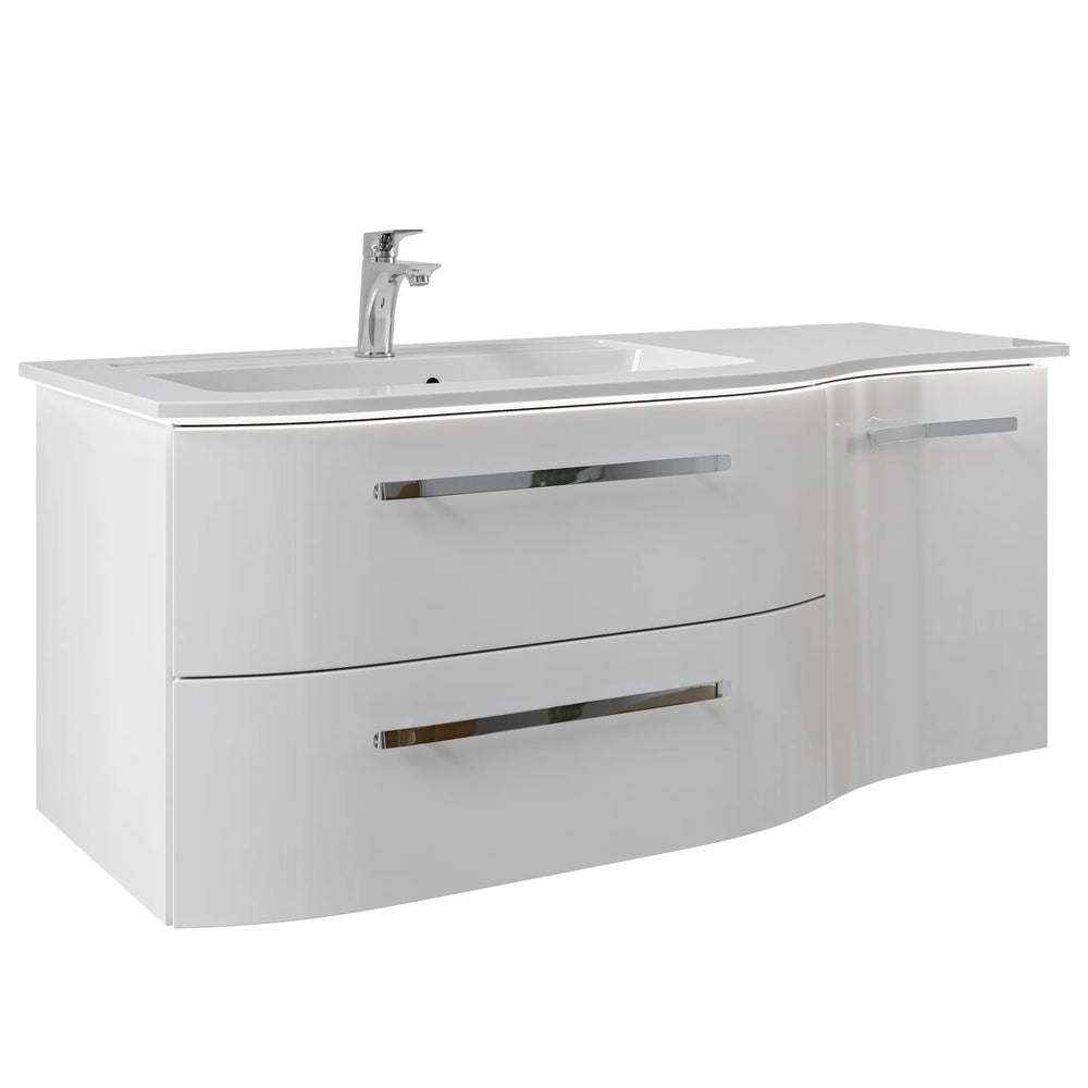 Pelipal Contea 1207mm Vanity Unit With Chrome Handle (optional LED Lighting)