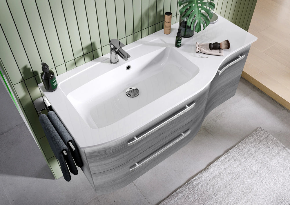 Pelipal Contea 1207mm Vanity Unit With Chrome Handle (optional LED Lighting)