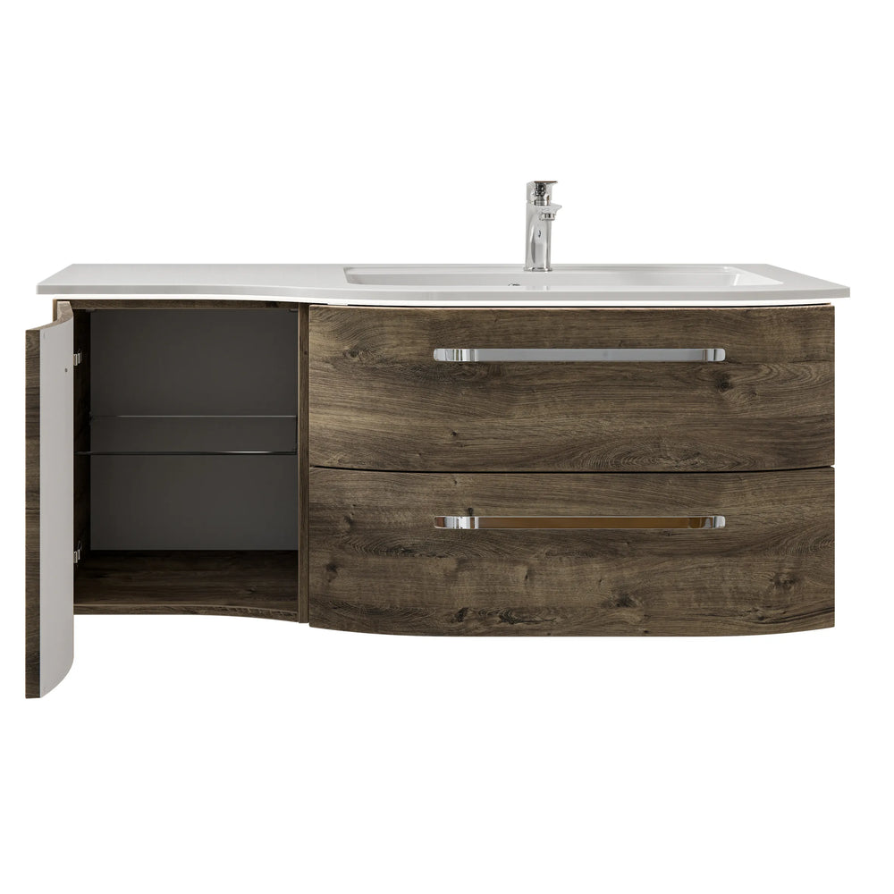 Pelipal Contea 1207mm Vanity Unit With Chrome Handle (optional LED Lighting)