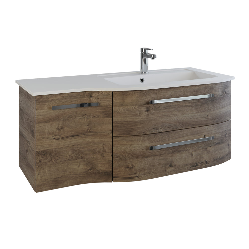 Pelipal Contea 1207mm Vanity Unit With Chrome Handle (optional LED Lighting)
