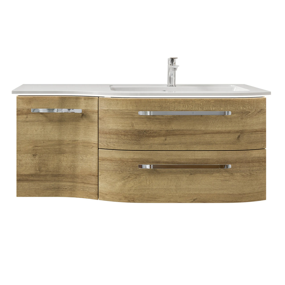 Pelipal Contea 1207mm Vanity Unit With Chrome Handle (optional LED Lighting)