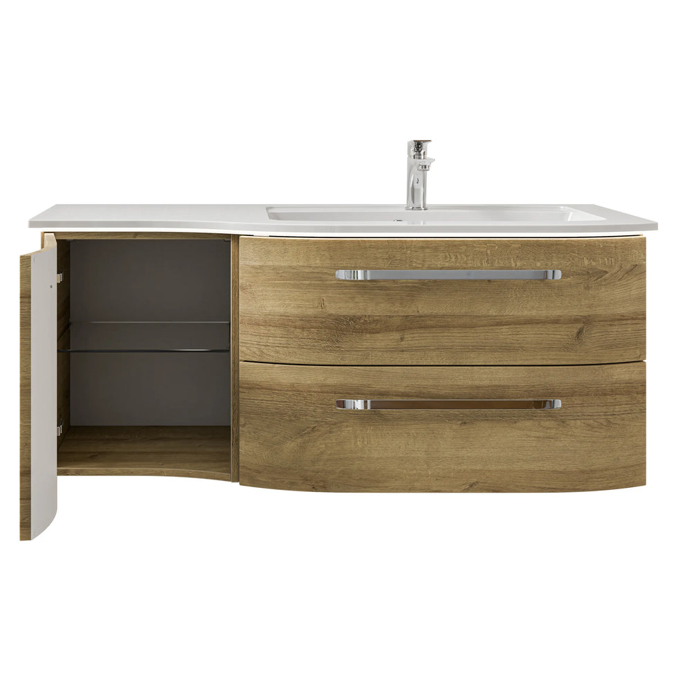 Pelipal Contea 1207mm Vanity Unit With Chrome Handle (optional LED Lighting)