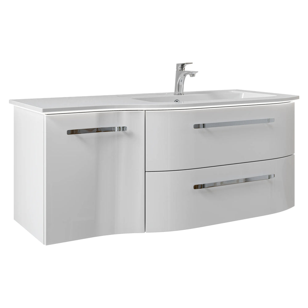Pelipal Contea 1207mm Vanity Unit With Chrome Handle (optional LED Lighting)