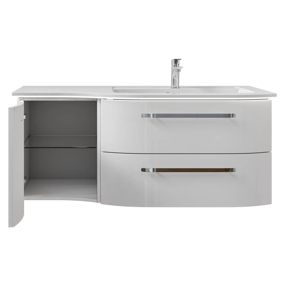 Pelipal Contea 1207mm Vanity Unit With Chrome Handle (optional LED Lighting)