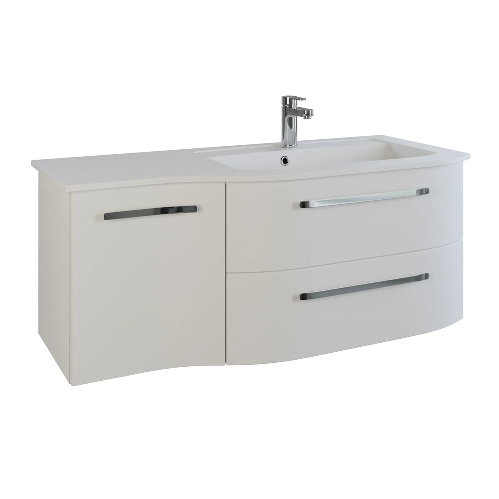 Pelipal Contea 1207mm Vanity Unit With Chrome Handle (optional LED Lighting)
