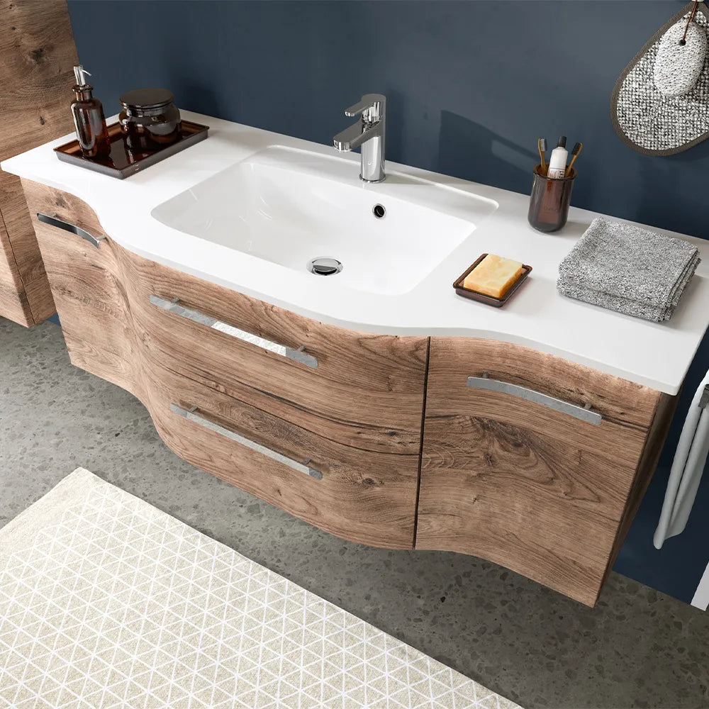 Pelipal Contea 1300mm Vanity Unit (optional LED Lighting)
