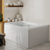 900mm MDF Acrylic End Bath Panel