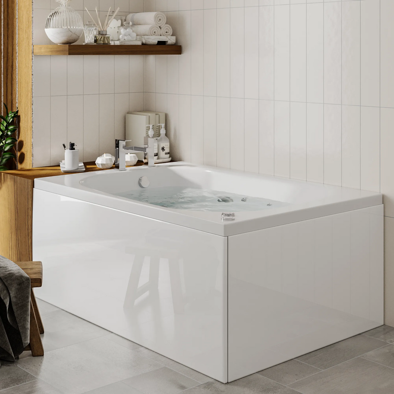 900mm MDF Acrylic End Bath Panel
