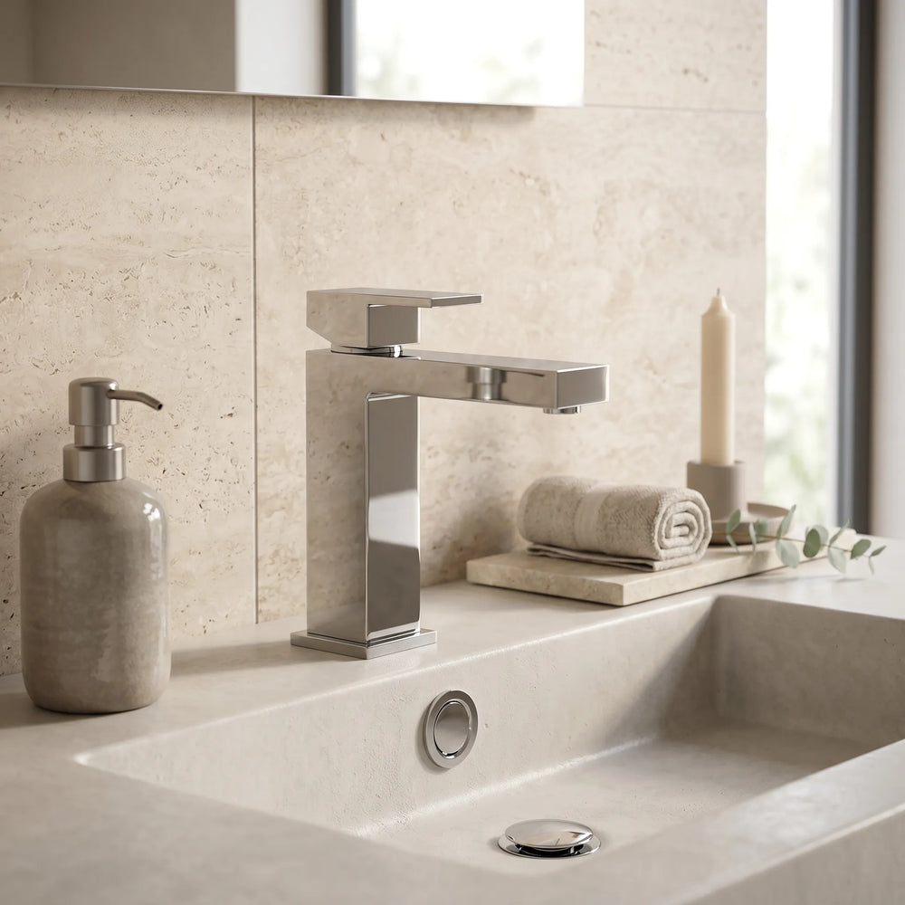 Basin Mono Mixer Tap with Waste Slade