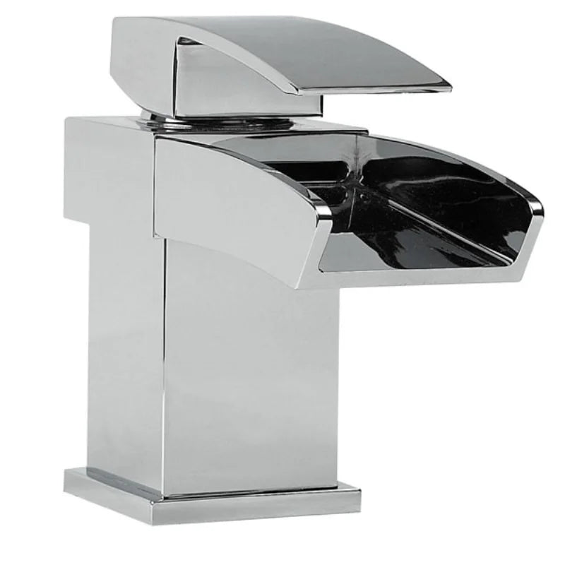 Mini Waterfall Basin Mono Mixer Tap with Waste Glenoe