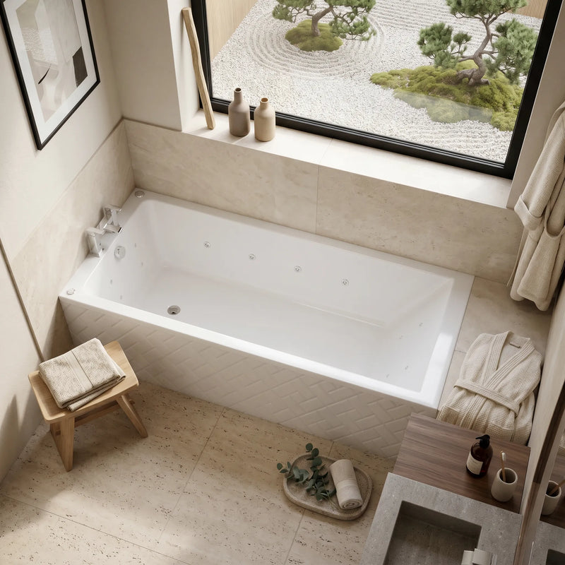 Galaxy 1800 x 800mm 16 jets single ended whirlpool bath