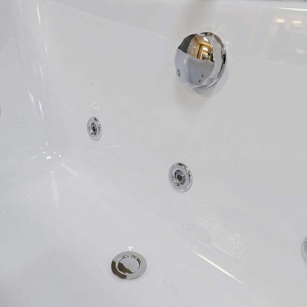1900 x 900mm Large Double Ended 16 Jets Whirlpool Bath Stratos Duo