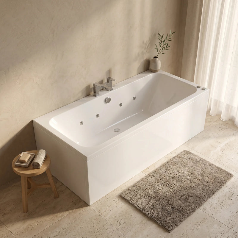 1700mm x 800mm 14 Jets Double Ended Whirlpool Bath Vernwy