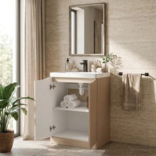 Zentro Cashmere Suite with Odessa Gold 800mm Quadrant Enclosure — Vanity, Toilet Unit, Shower & Mirror