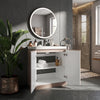 Zentro 800mm Floorstanding Cashmere Vanity Unit