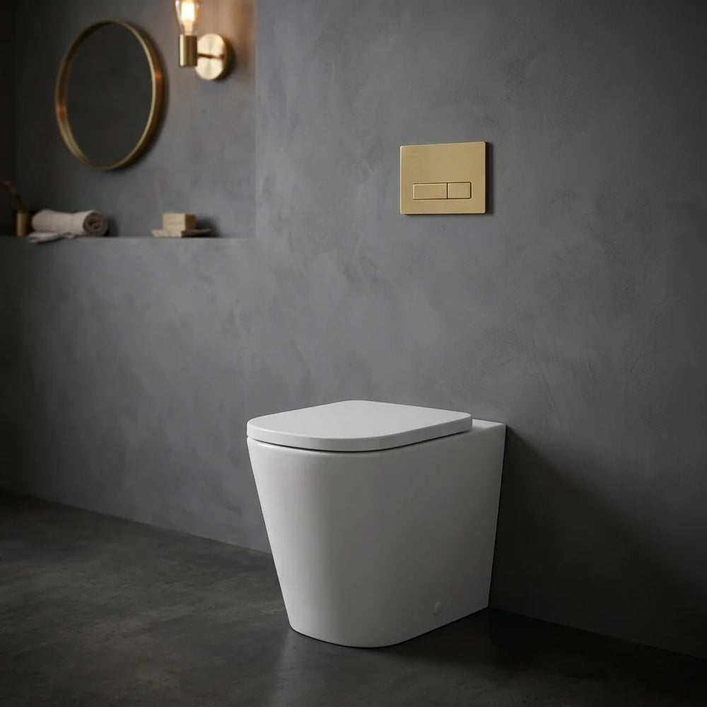 Tilia Comfort Height Rimless Back to Wall Toilet