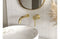 Wall Mounted Basin Tap 155mm Brushed Brass