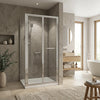 Bifold 800mm x 800mm Square Shower Enclosure Radiant