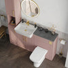 Oliver Pink Shaker Fitted Furniture Combination with Tall Boy Storage