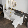 Oliver White Shaker Fitted Furniture Combination with Tall Boy Storage