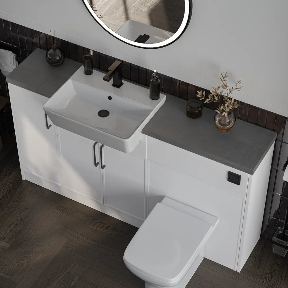 Oliver White Slim Shaker Fitted Furniture Combination
