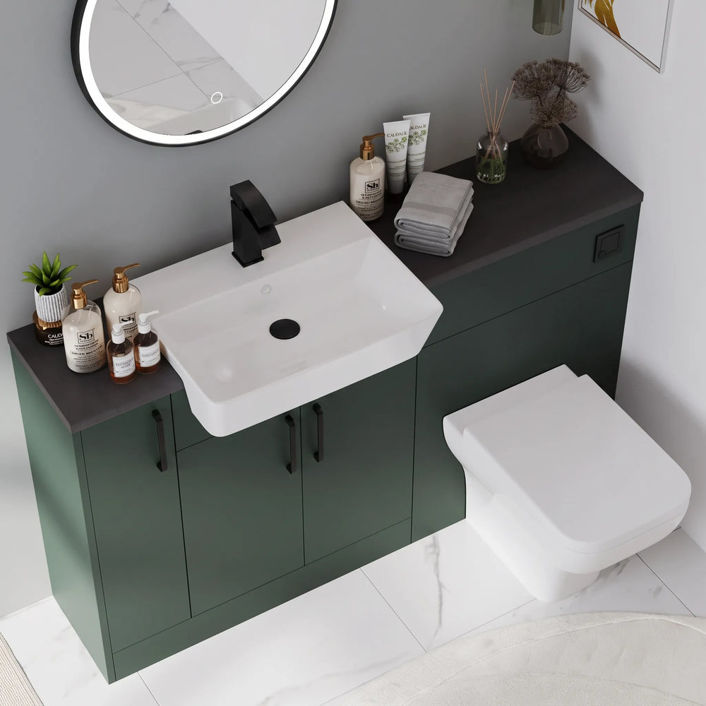 Oliver Modern Green Fitted Furniture Combination