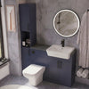 Oliver Modern Blue Fitted Furniture Combination with Tall Boy Storage