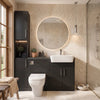 Oliver Modern Black Fitted Furniture Combination with Tall Boy Storage