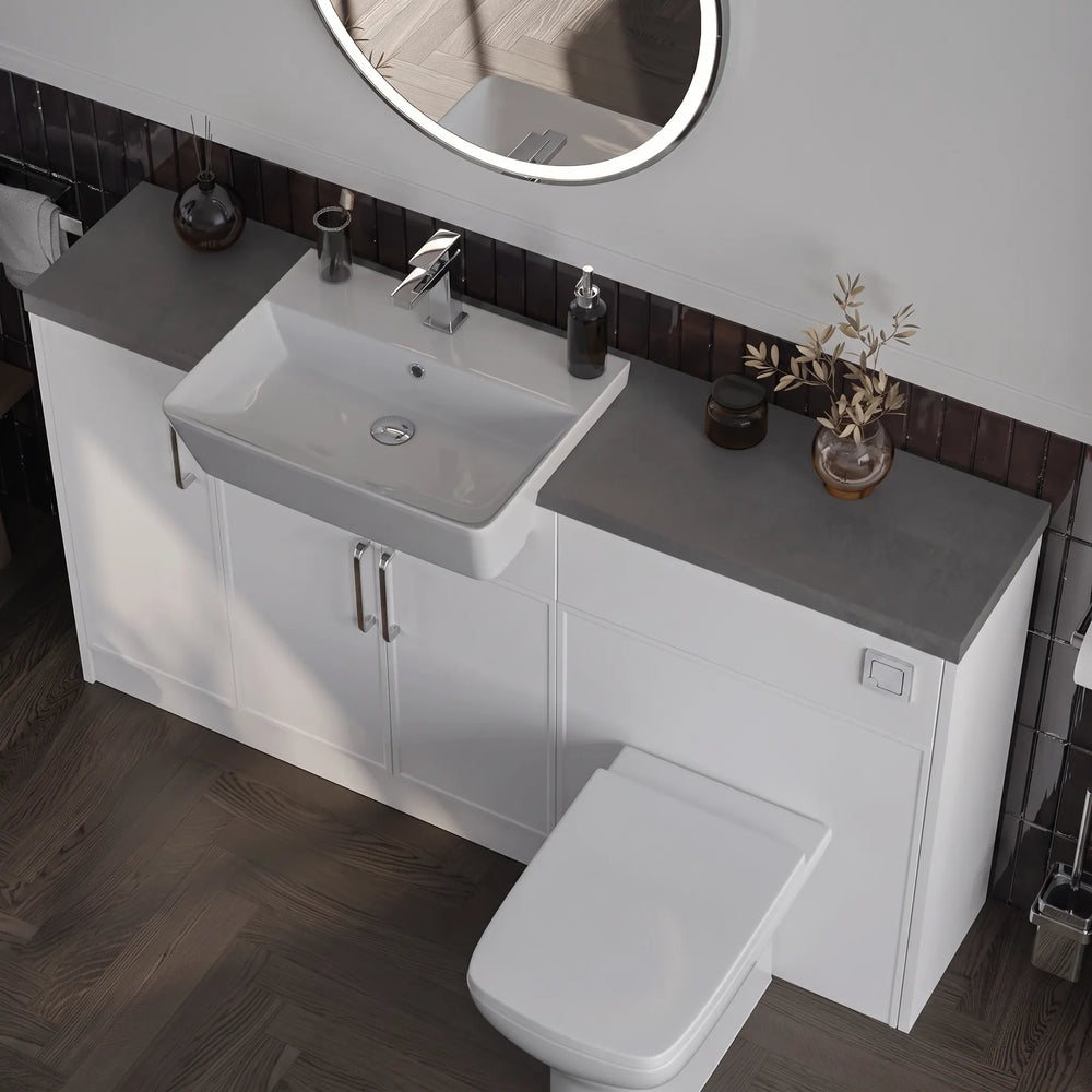 Oliver White Slim Shaker Fitted Furniture Combination