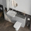 Oliver Grey Slim Shaker Fitted Furniture Combination with Tall Boy Storage