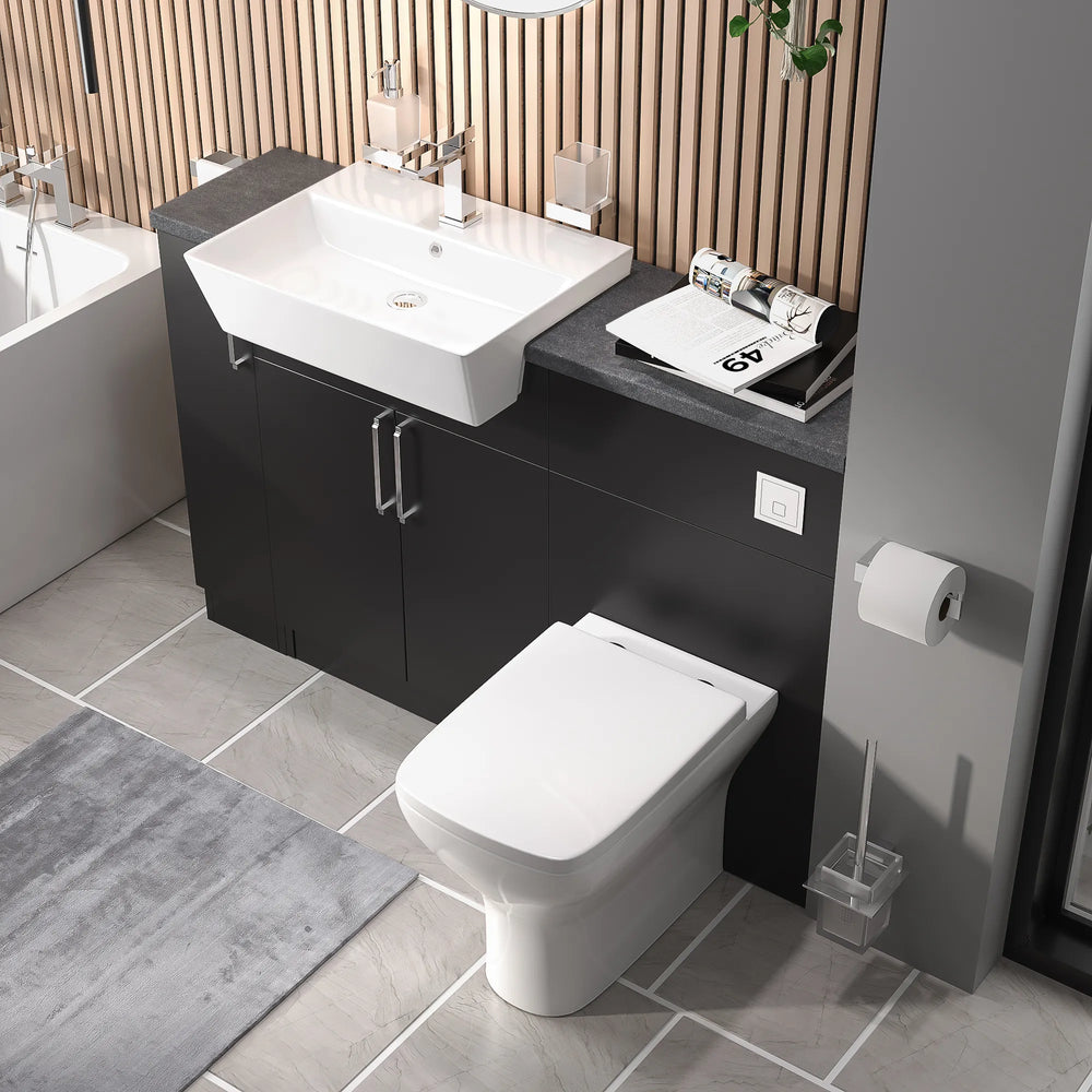 Oliver Modern Black Fitted Furniture Combination