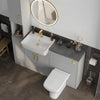 Oliver Grey Slim Shaker Fitted Furniture Combination with Tall Boy Storage