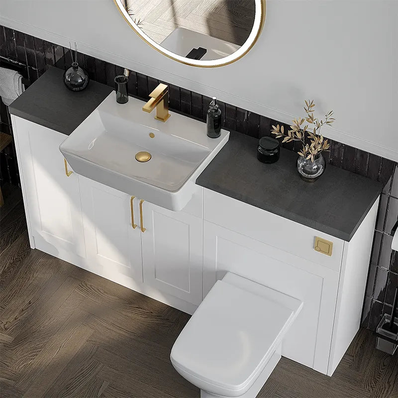 Oliver White Shaker Fitted Furniture Combination