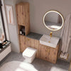 Oliver Modern Oak Fitted Furniture Combination with Tall Boy Storage