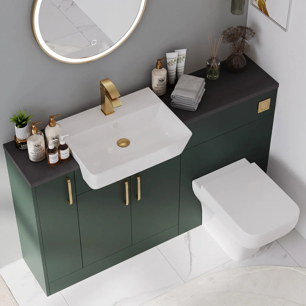 Oliver Modern Green Fitted Furniture Combination