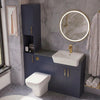Oliver Modern Blue Fitted Furniture Combination with Tall Boy Storage