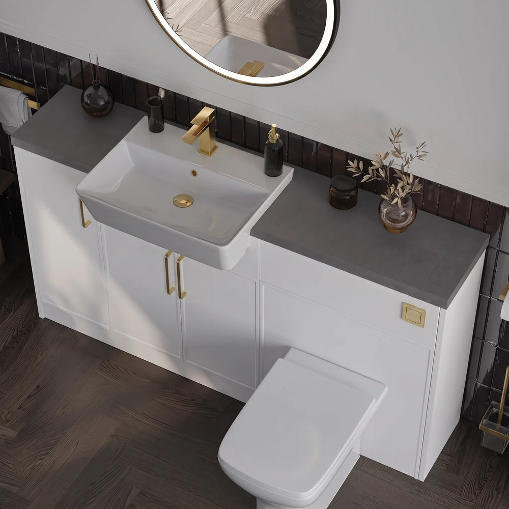 Oliver White Slim Shaker Fitted Furniture Combination
