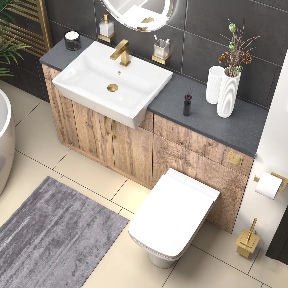 Oliver Modern Oak Fitted Furniture Combination