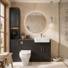 Oliver Modern Black Fitted Furniture Combination with Tall Boy Storage