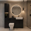 Oliver Modern Black Fitted Furniture Combination with Tall Boy Storage