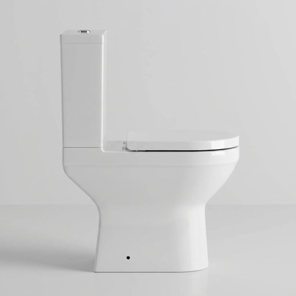 Charlie Comfort Height Rimless Close Coupled Toilet