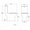 Charlie Comfort Height Rimless Close Coupled Toilet