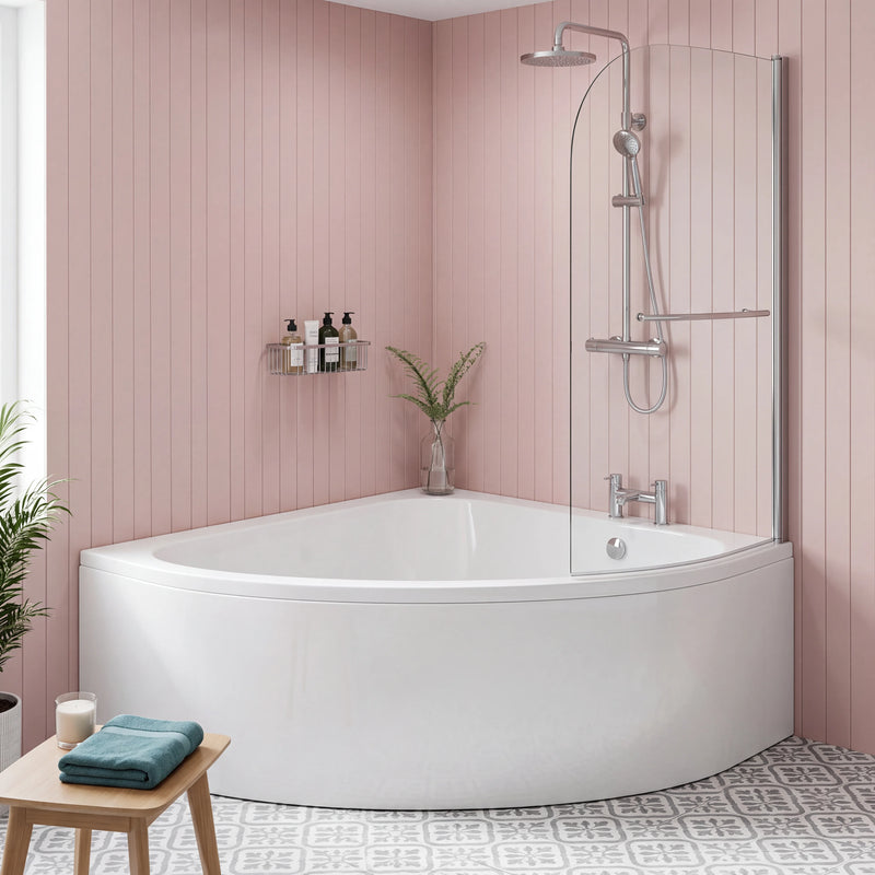 1500 x 1000mm Corner Bath Cleo