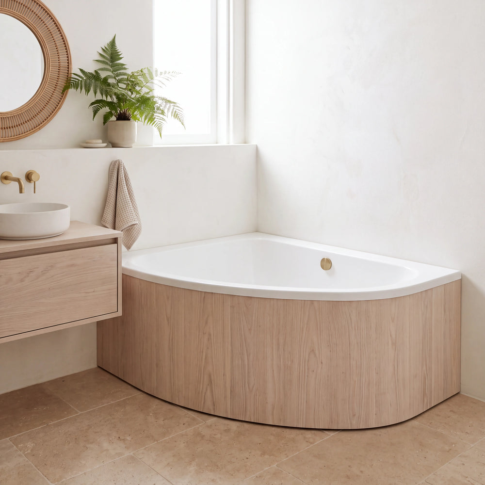 1500 x 1000mm Corner Bath Cleo
