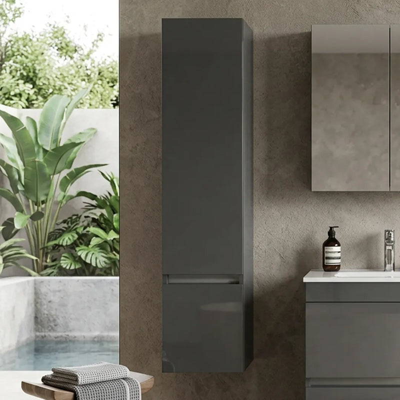 Pemberton Handleless Tallboy Grey