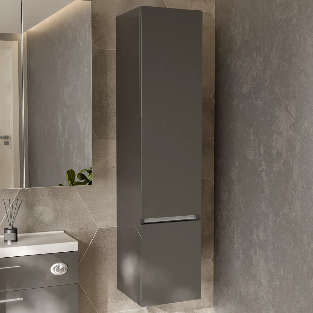 Pemberton Handleless Tallboy Grey