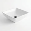 Square Countertop White Basin